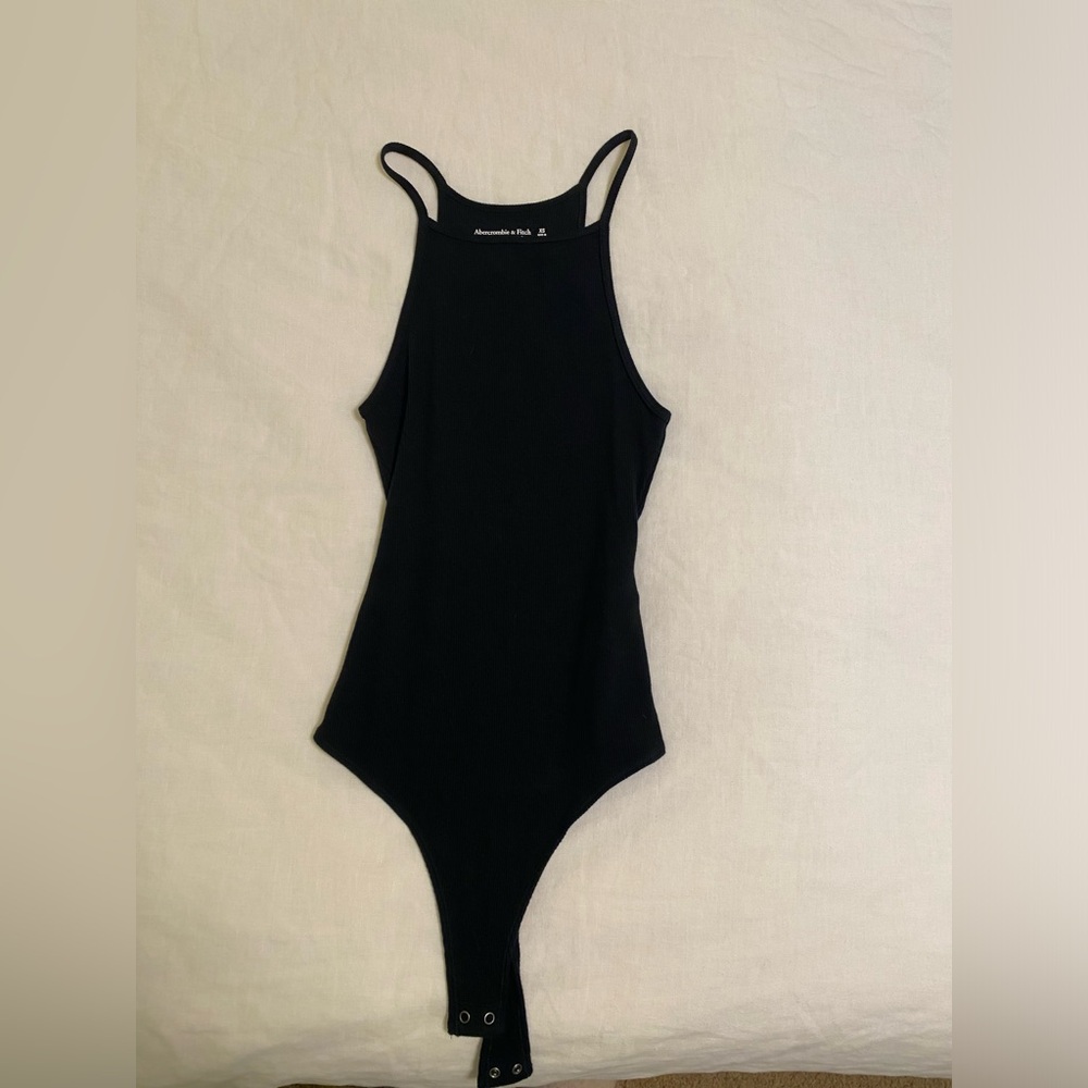 Abercrombie black halter bodysuit